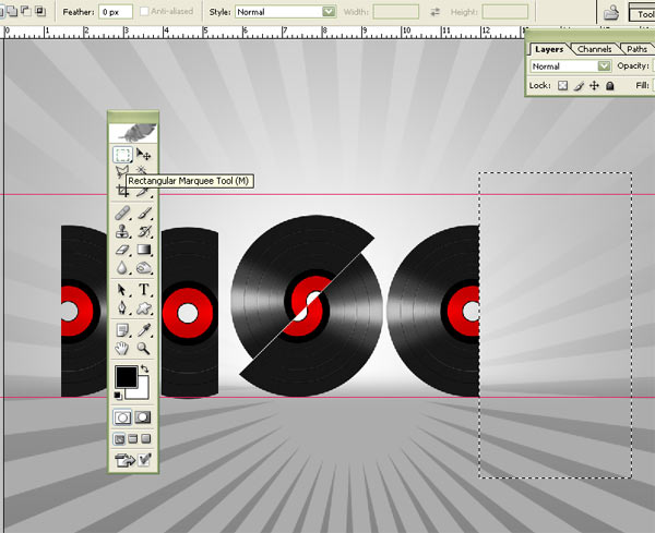 How to Create Record Disc Wallpaper 11